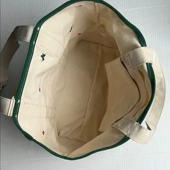 Universal Thread Floral Embroidered Canvas Tote Bag - Picture 9 of 16